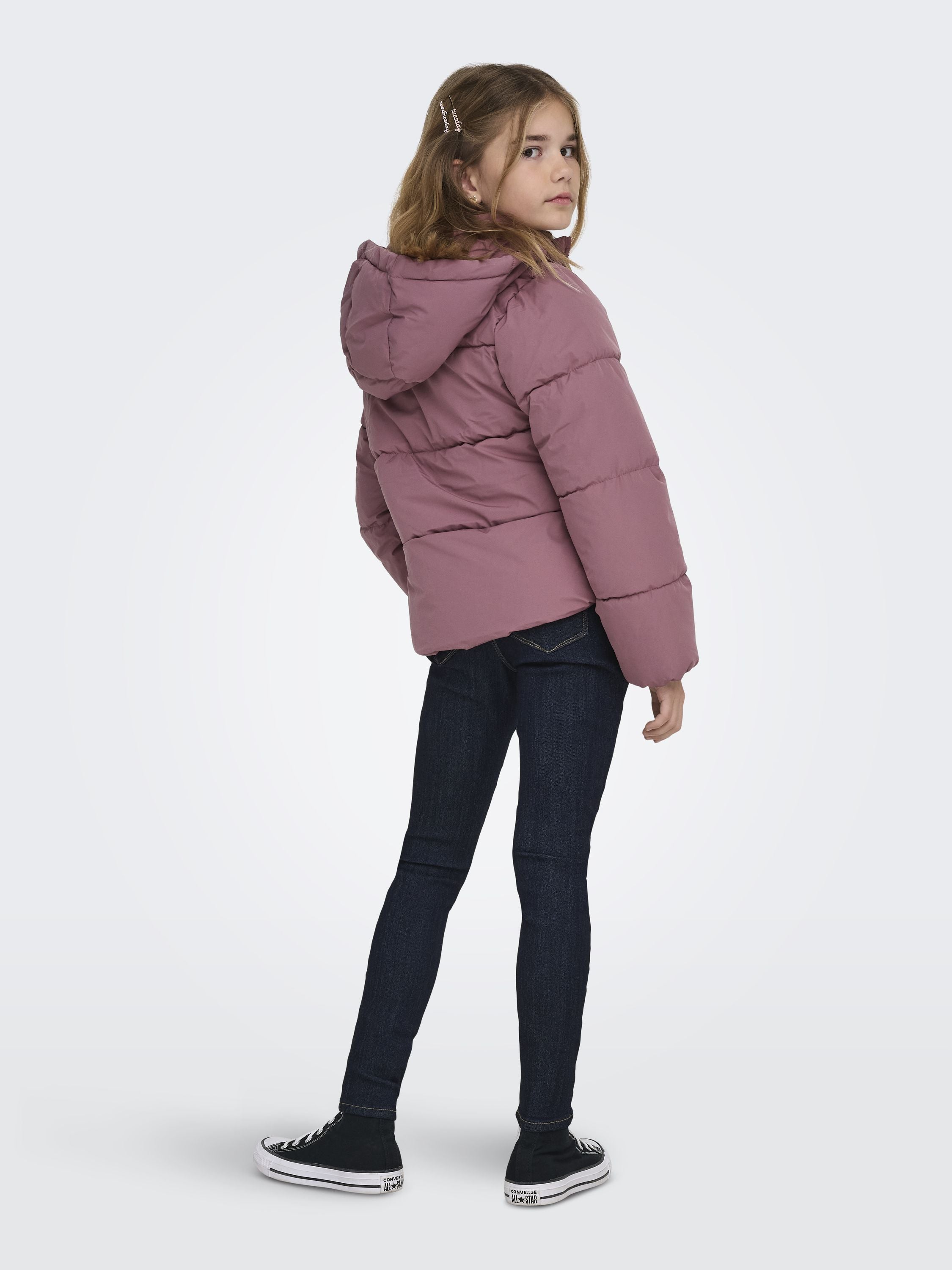 Winterjacke aus recycelten Polyester - Rose Brown - Rosa