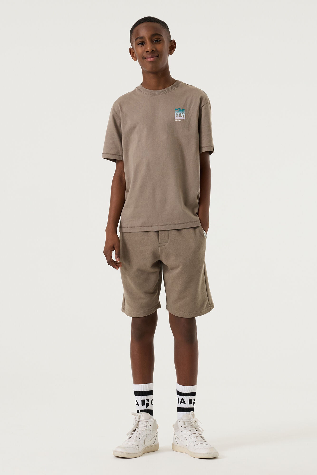 Bermudashorts Regular Fit - 5068-taupe grey - Braun