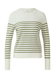 Strickpullover aus Viskosemix - 79H0-GREEN - Grün