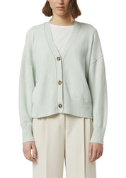 Strickcardigan aus Baumwollmix - 6143-BLUE GREEN - Grün
