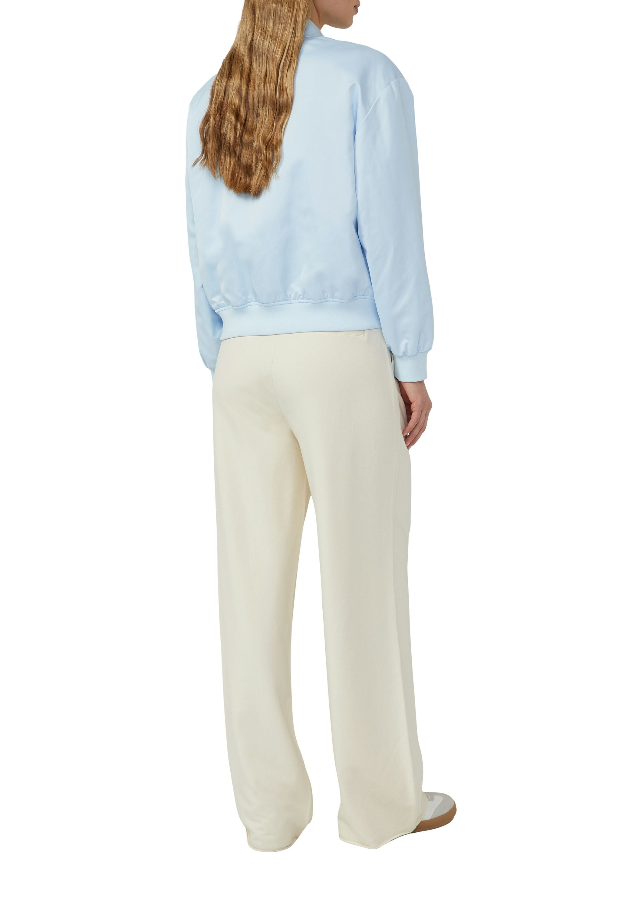 Bomberjacke mit Bündchenkragen - 5110-BLUE - Blau