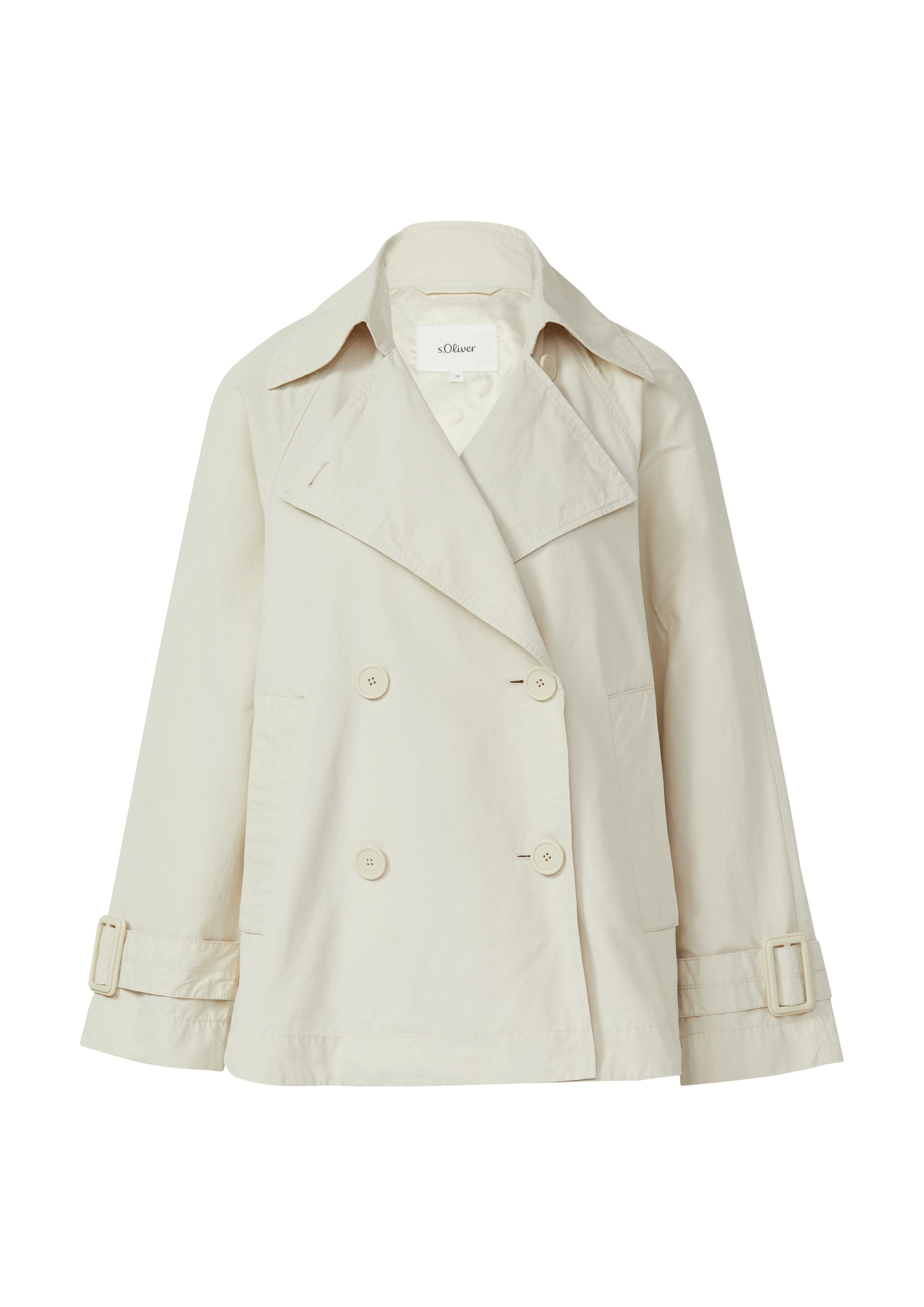 Übergangsjacke aus Baumwollmix - 8001-BROWN - Beige