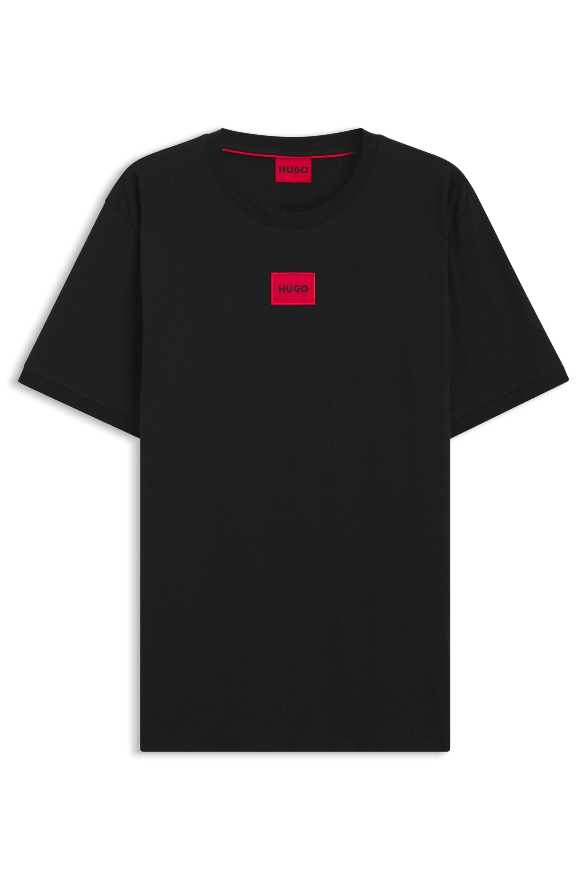 T-Shirt aus Baumwolle - 001-Black - Schwarz