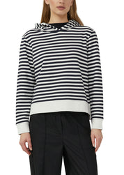 Sweathoodie aus Baumwollmix - 59G5-BLUE - Blau