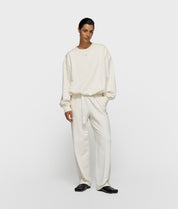 Sweatshirt Oversized Fit - 1324-pearl - Weiß