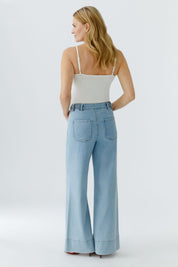 Jeans High Waist Relaxed Fit - 5300-blue denim - Blau