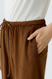 Schlupfhose Comfort Fit - 8434-fondue fudge - Braun