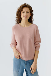 Strickpullover aus Viskosemix - 3092-dusty rose - Rosa