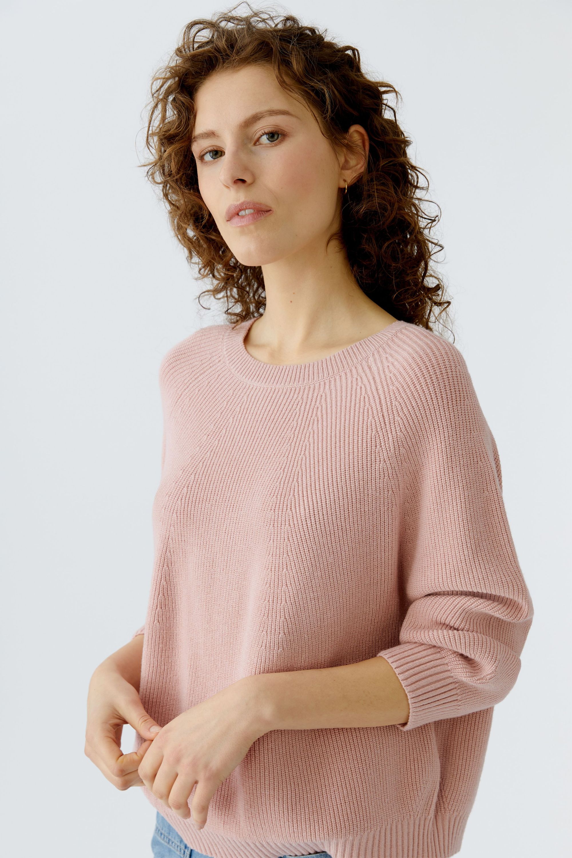 Strickpullover aus Viskosemix - 3092-dusty rose - Rosa