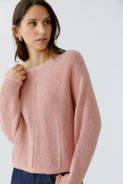 Strickpullover aus Baumwollmix - 3092-dusty rose - Rosa