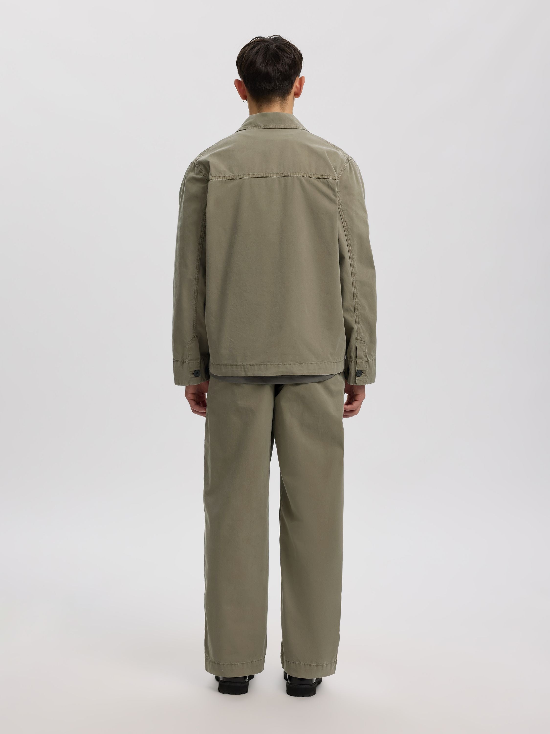 Chinohose ANRSTORM Wide Leg - Castor Gray - Grün