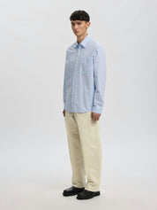 Chinohose ANRSTORM Wide Leg - Dawn Blue - Blau