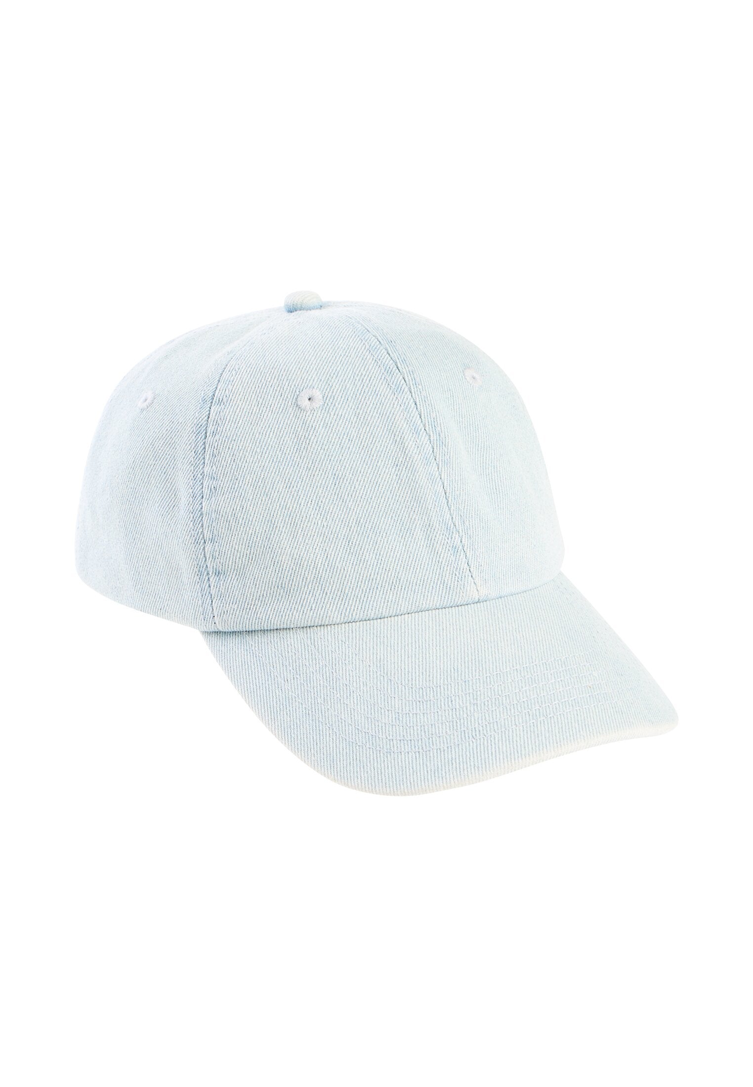 Cap aus Baumwolle - 42-Light Blue - Blau