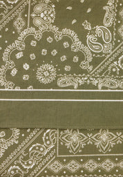 Bandana aus Baumwolle - 33-Olive - Grün