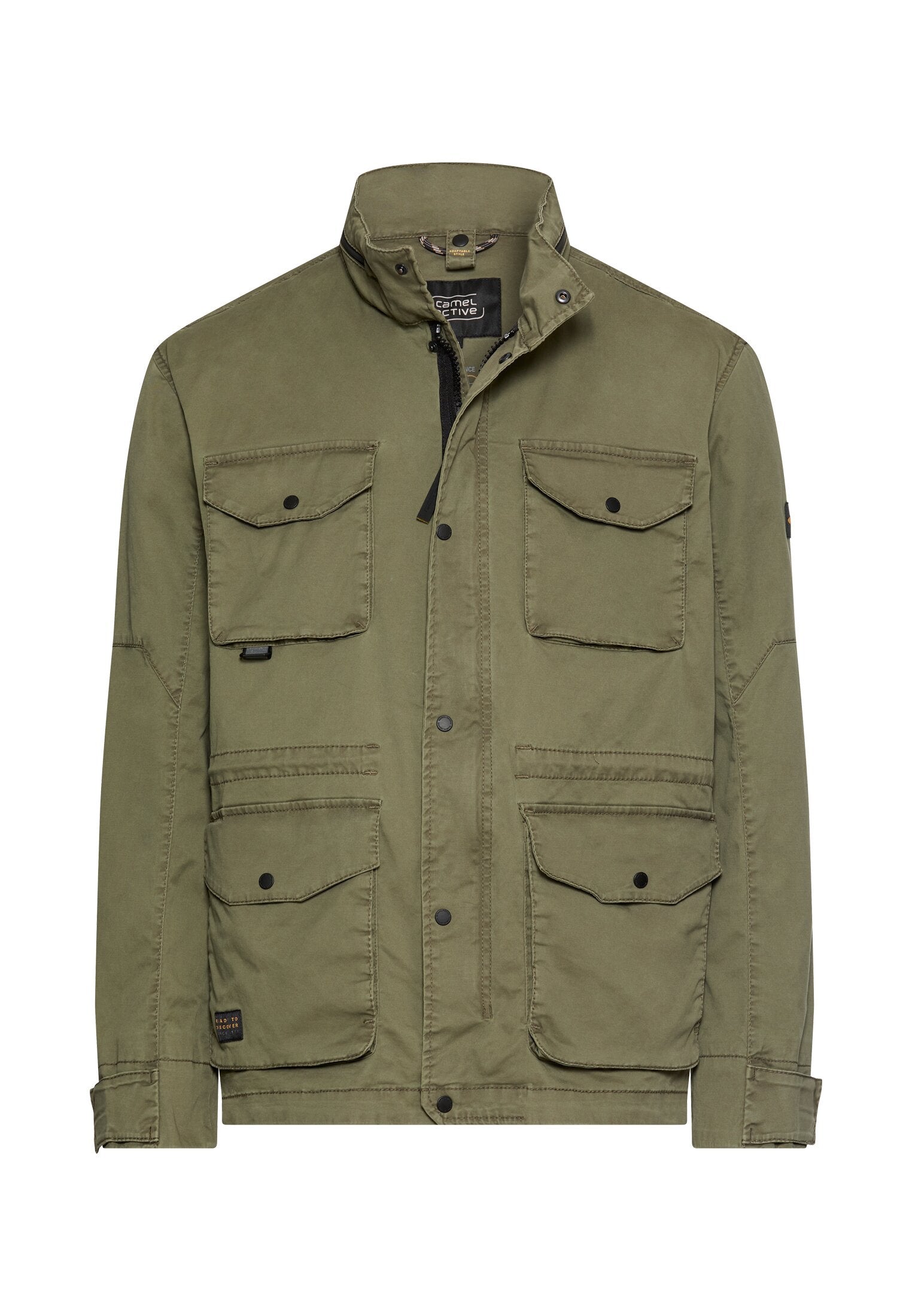 Feldjacke mit rollbarer Kapuze - 35-Deep Olive - Grün