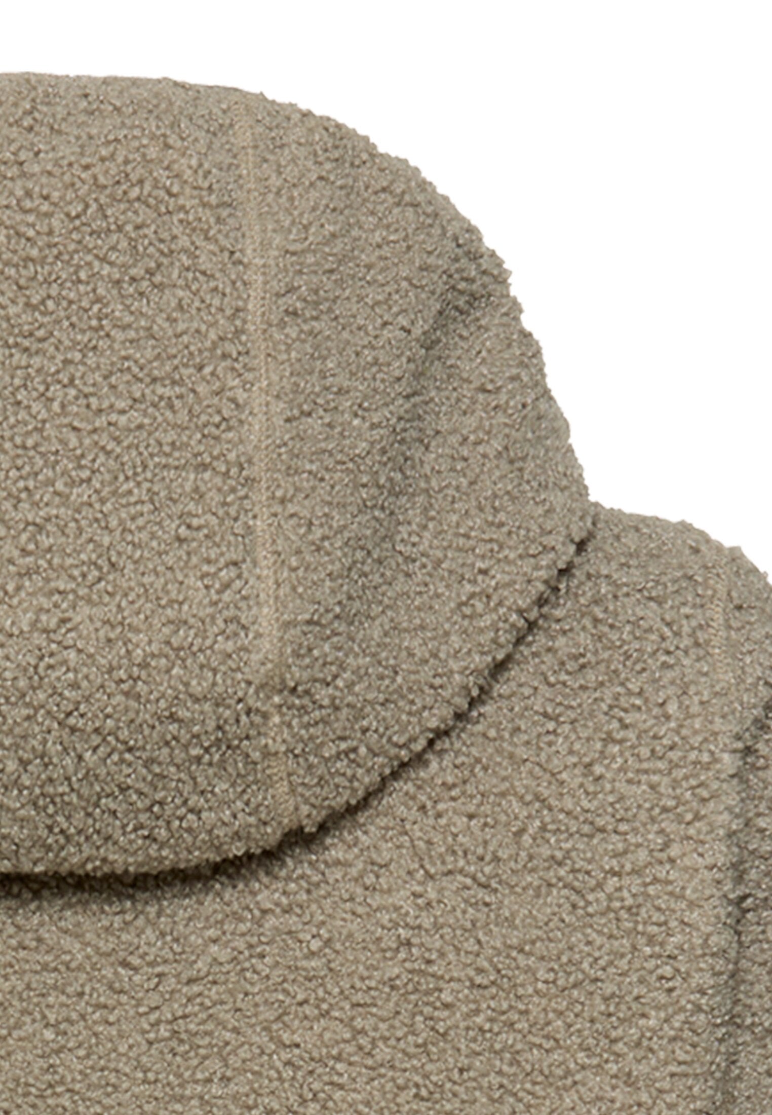 Teddy-Fleecejacke mit Kapuze - 36-Sage - Grün