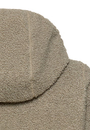 Teddy-Fleecejacke mit Kapuze - 36-Sage - Grün