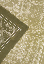 Bandana aus Baumwolle - 33-Olive - Grün