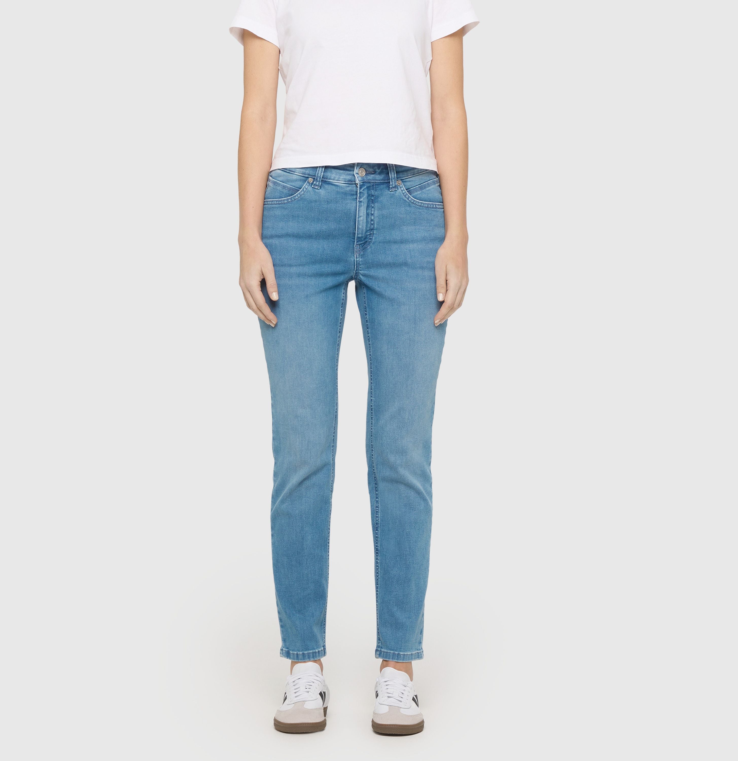 Jeans MELANIE Straight Leg - D429 authentic baby blue - Blau