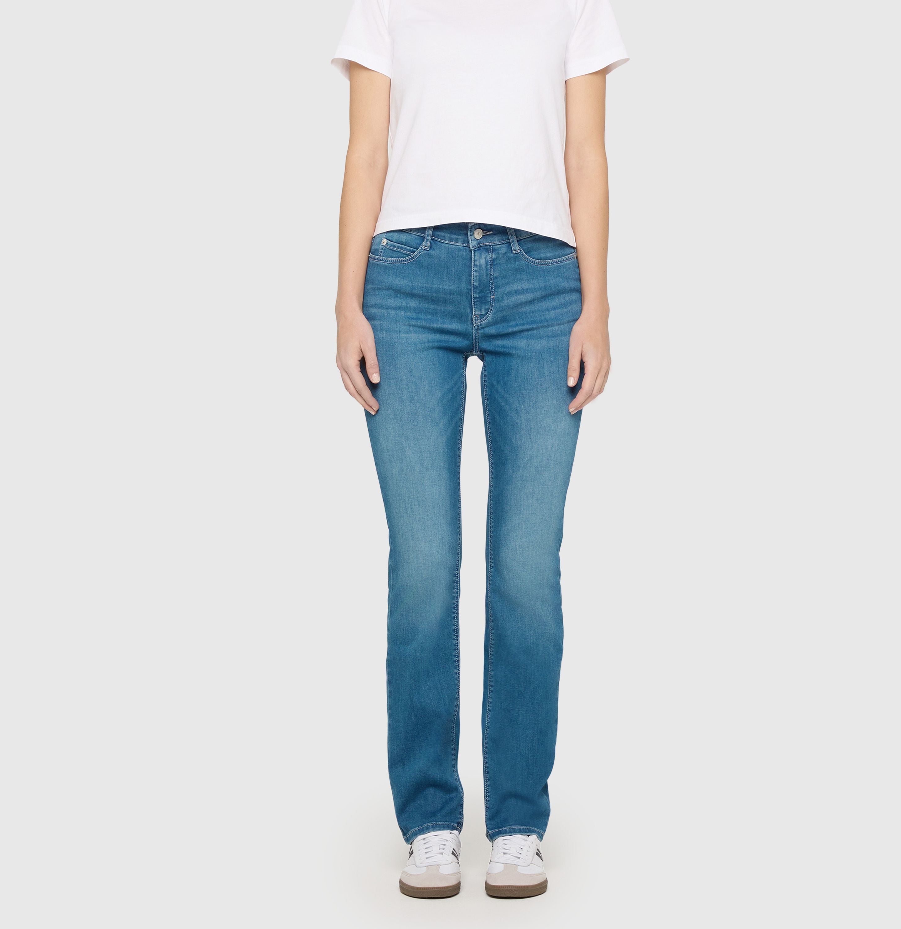 Jeans DREAM Straight Leg - D490 summer mid blue wash - Blau