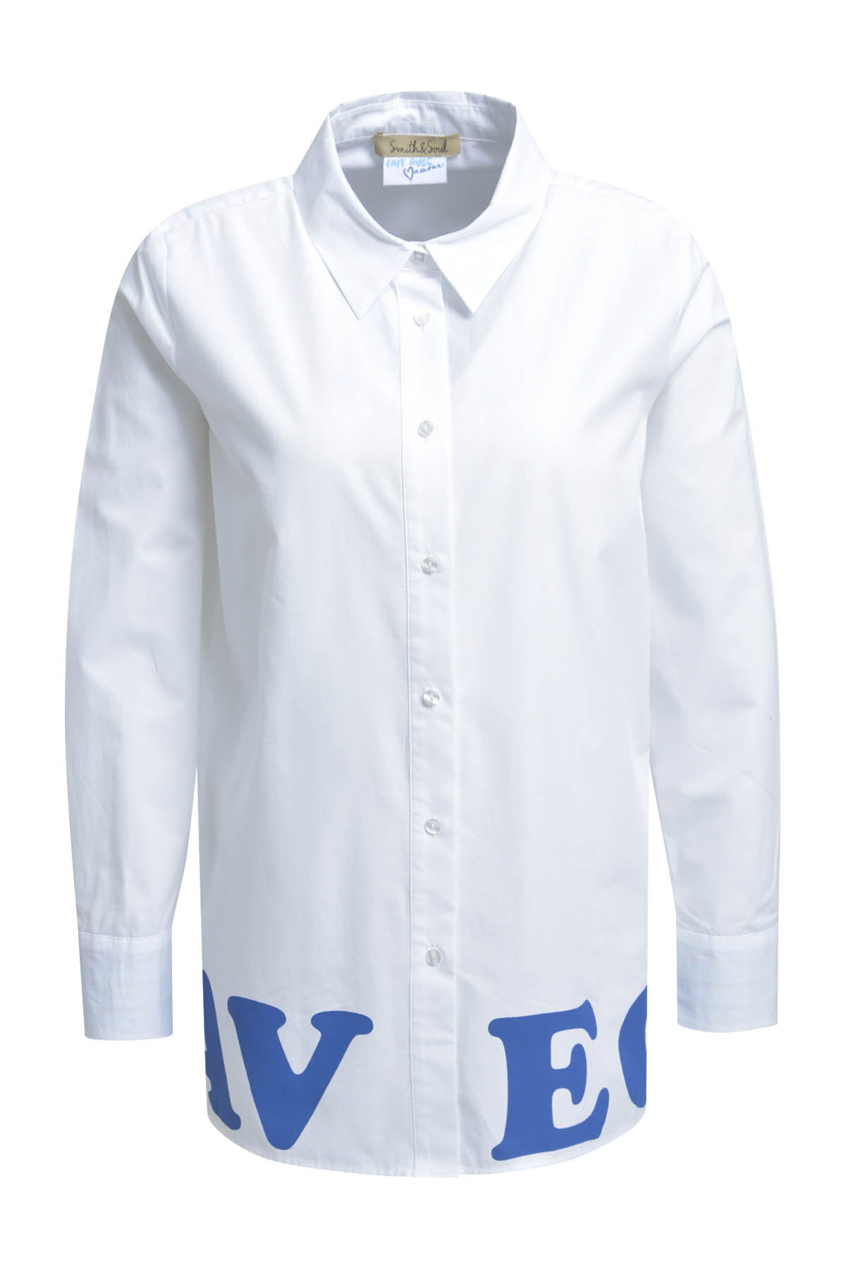 Bluse aus Baumwolle - 1616 - Weiß