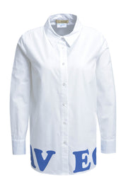 Bluse aus Baumwolle - 1616 - Weiß