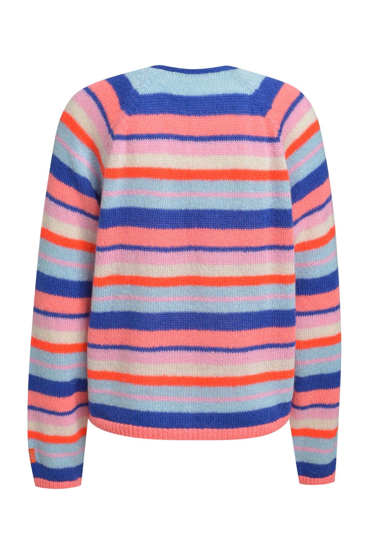 Strick-Cardigan aus Alpaka-Mix - 1437 - Mehrfarbig