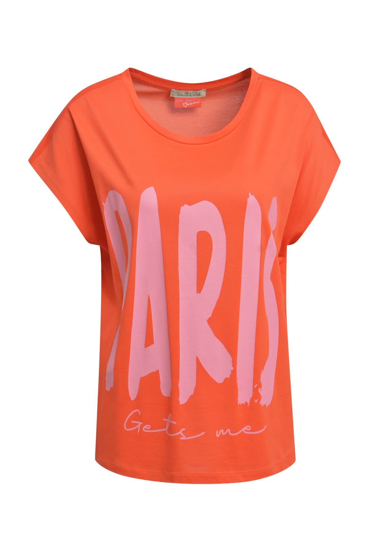 T-Shirt aus Viskosemix - 437 - Orange