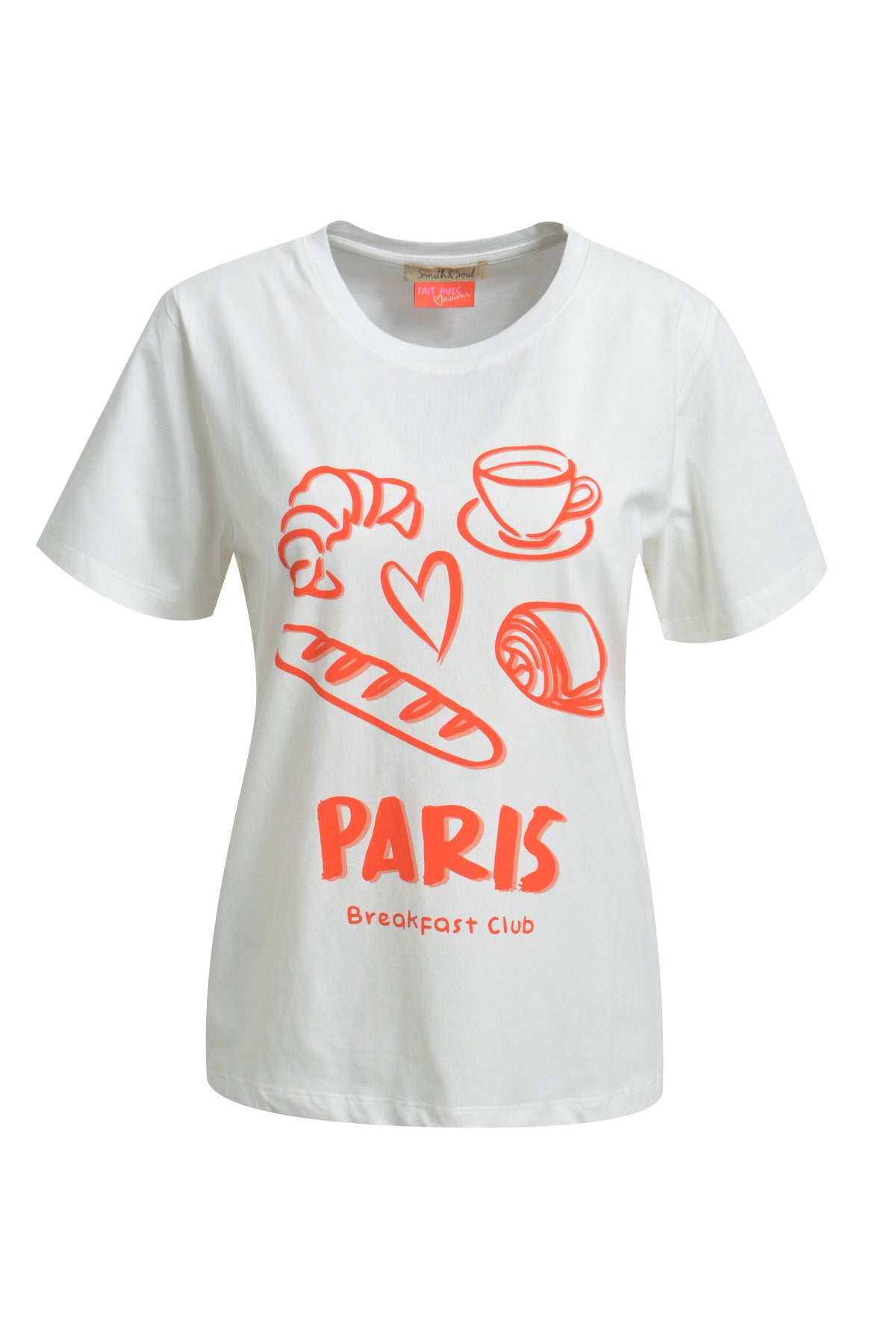 T-Shirt aus Baumwolle - 437 - Weiß