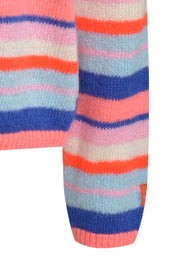 Strick-Cardigan aus Alpaka-Mix - 1437 - Mehrfarbig