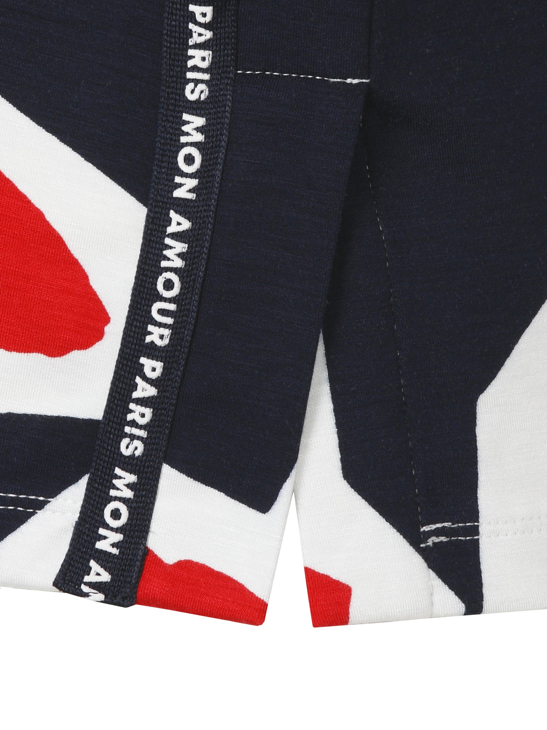 Sweatshirt aus Viskosemix - 803-marine multicolor - Blau