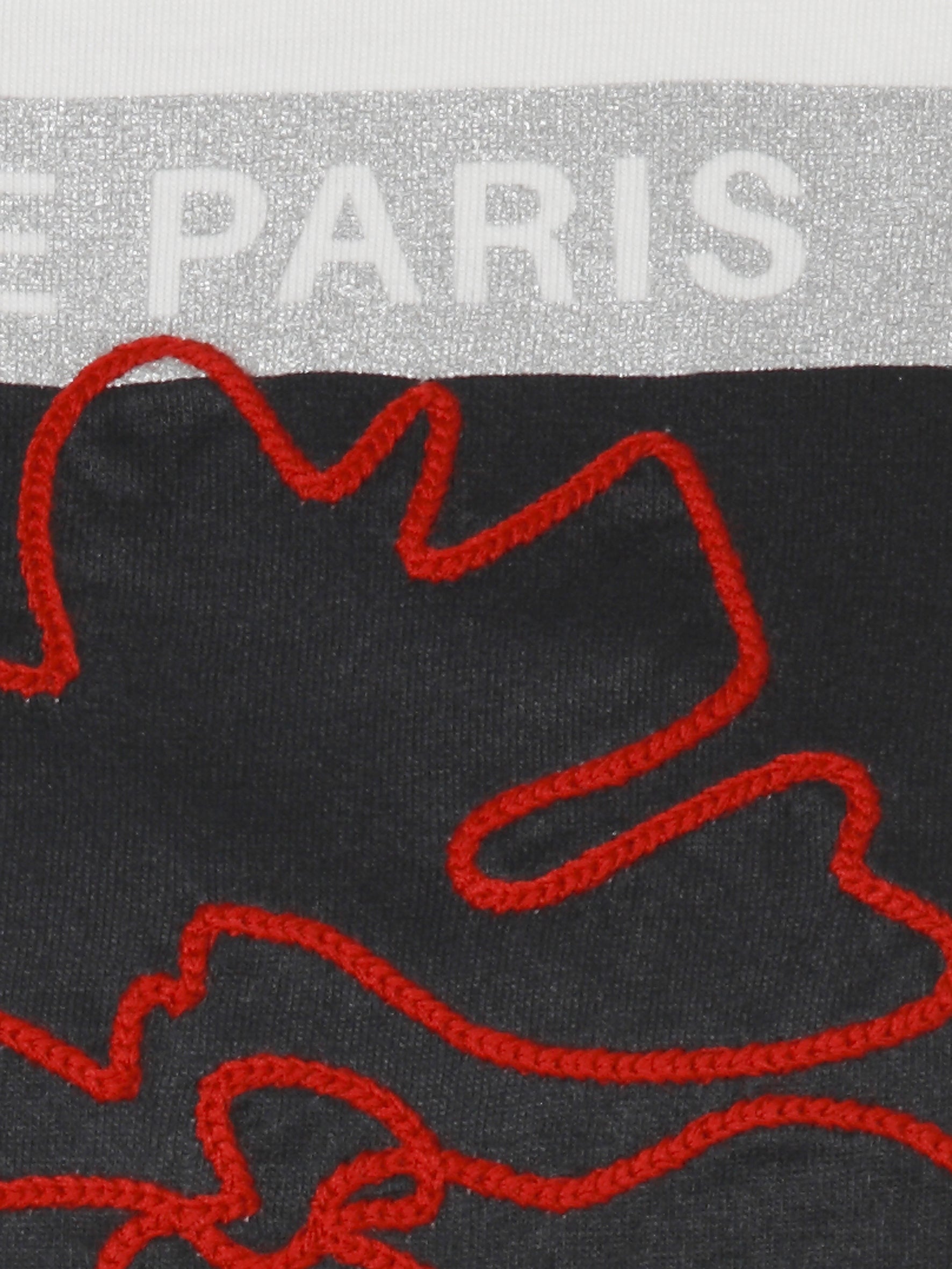 T-Shirt aus Baumwollmix - 953-ecru multicolor - Weiß