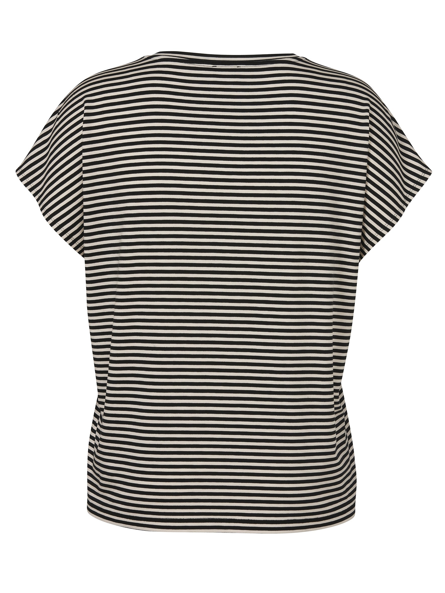 T-Shirt aus Viskose - 103-schwarz multicolor - Schwarz