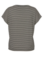 T-Shirt aus Viskose - 103-schwarz multicolor - Schwarz