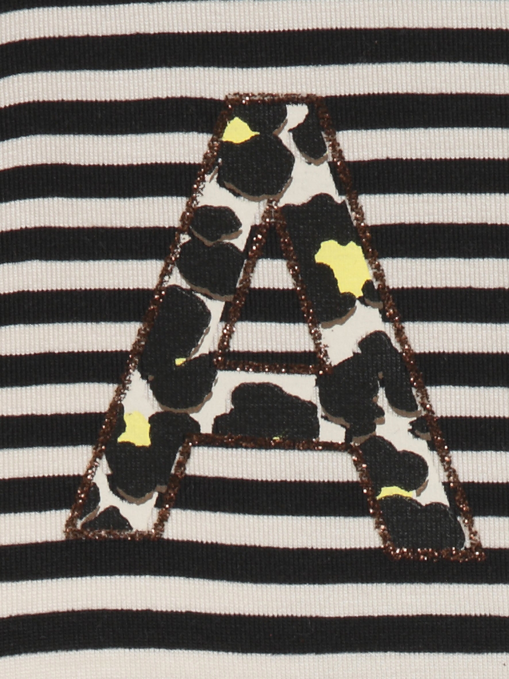 T-Shirt aus Viskose - 103-schwarz multicolor - Schwarz