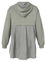 Sweatshirt aus Viskosemix - 554-sage - Grün