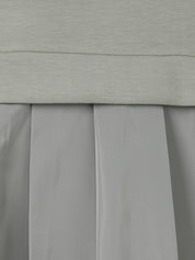 Sweatshirt aus Viskosemix - 554-sage - Grün