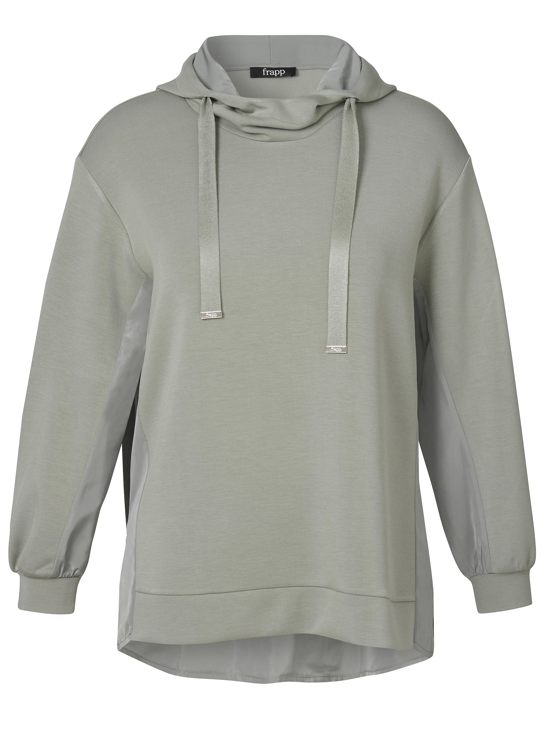 Sweatshirt aus Viskosemix - 554-sage - Grün