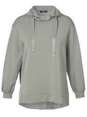 Sweatshirt aus Viskosemix - 554-sage - Grün