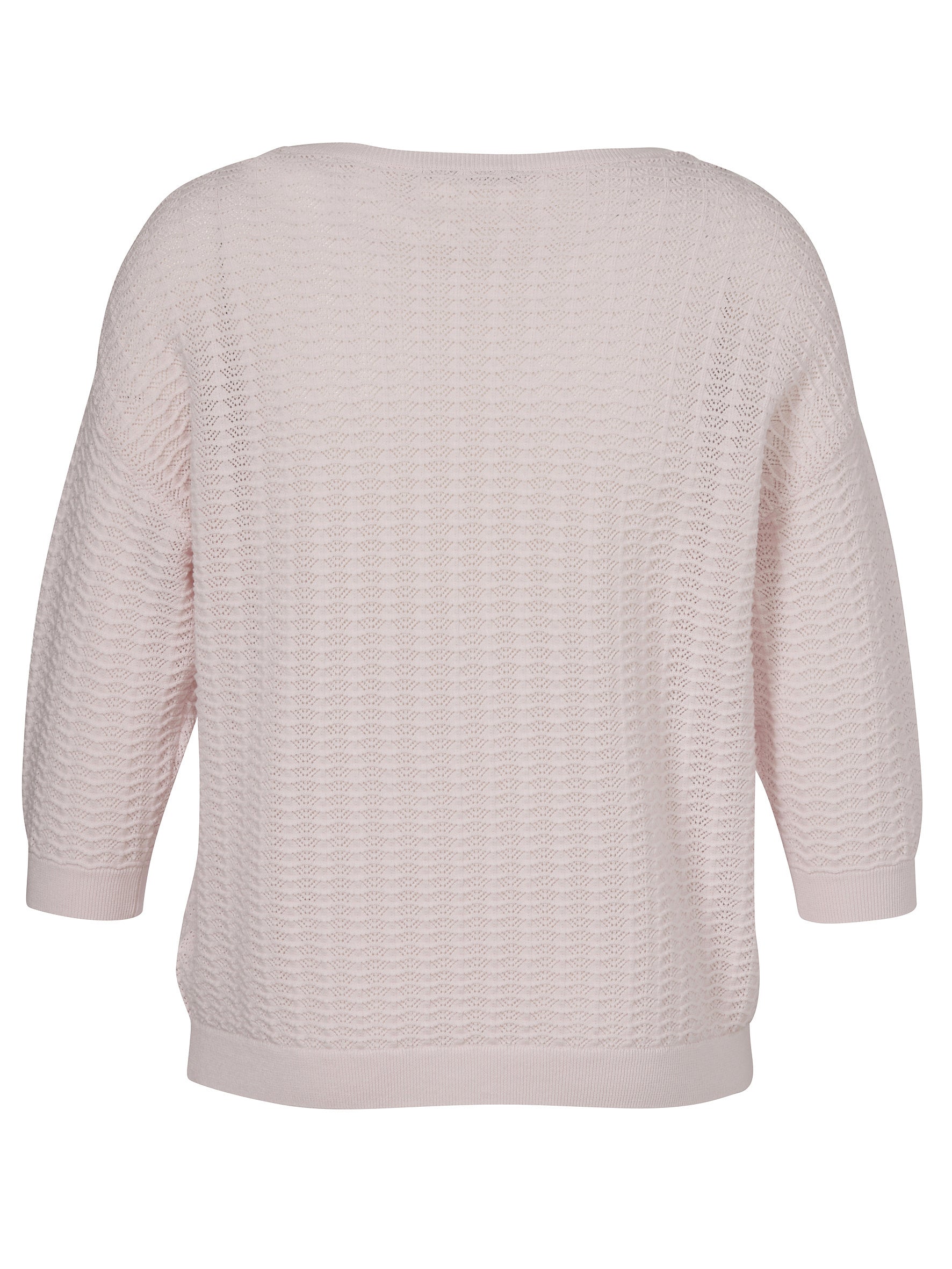 Strickpullover aus Baumwolle - 684-rose - Rosa