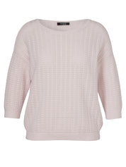 Strickpullover aus Baumwolle - 684-rose - Rosa