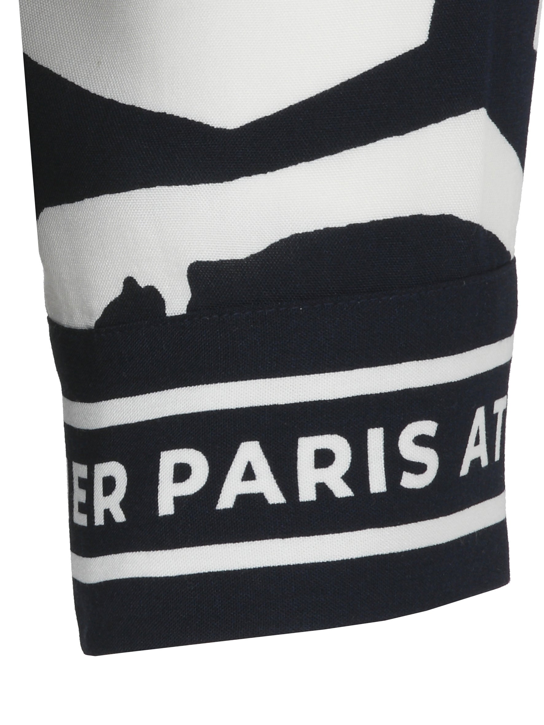 Bluse gemustert aus Viskose - 800950-marine / ecru - Blau