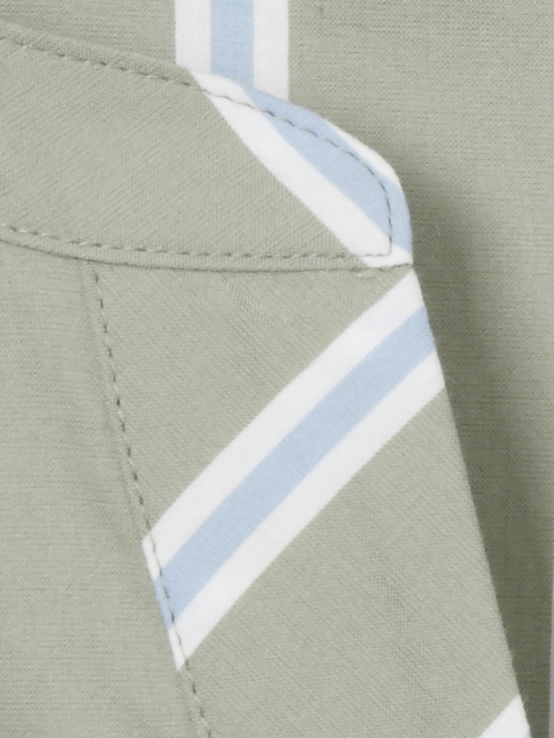 Bluse gestreift aus Baumwollmix - 533-salbei multicolor - Grün | Mehrfarbig