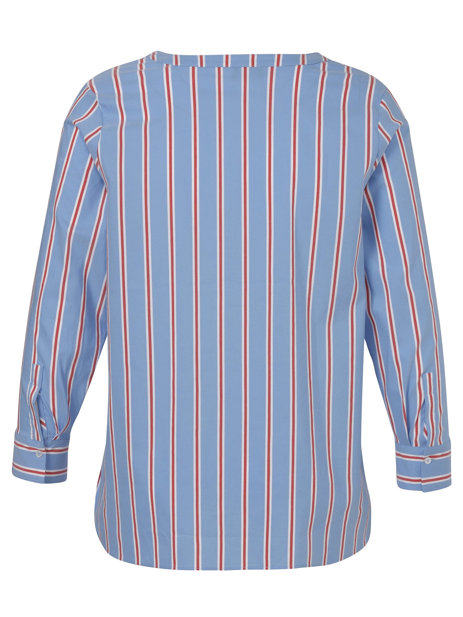 Bluse gestreift aus Baumwollmix - 863-blau multicolour - Blau