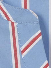 Bluse gestreift aus Baumwollmix - 863-blau multicolour - Blau