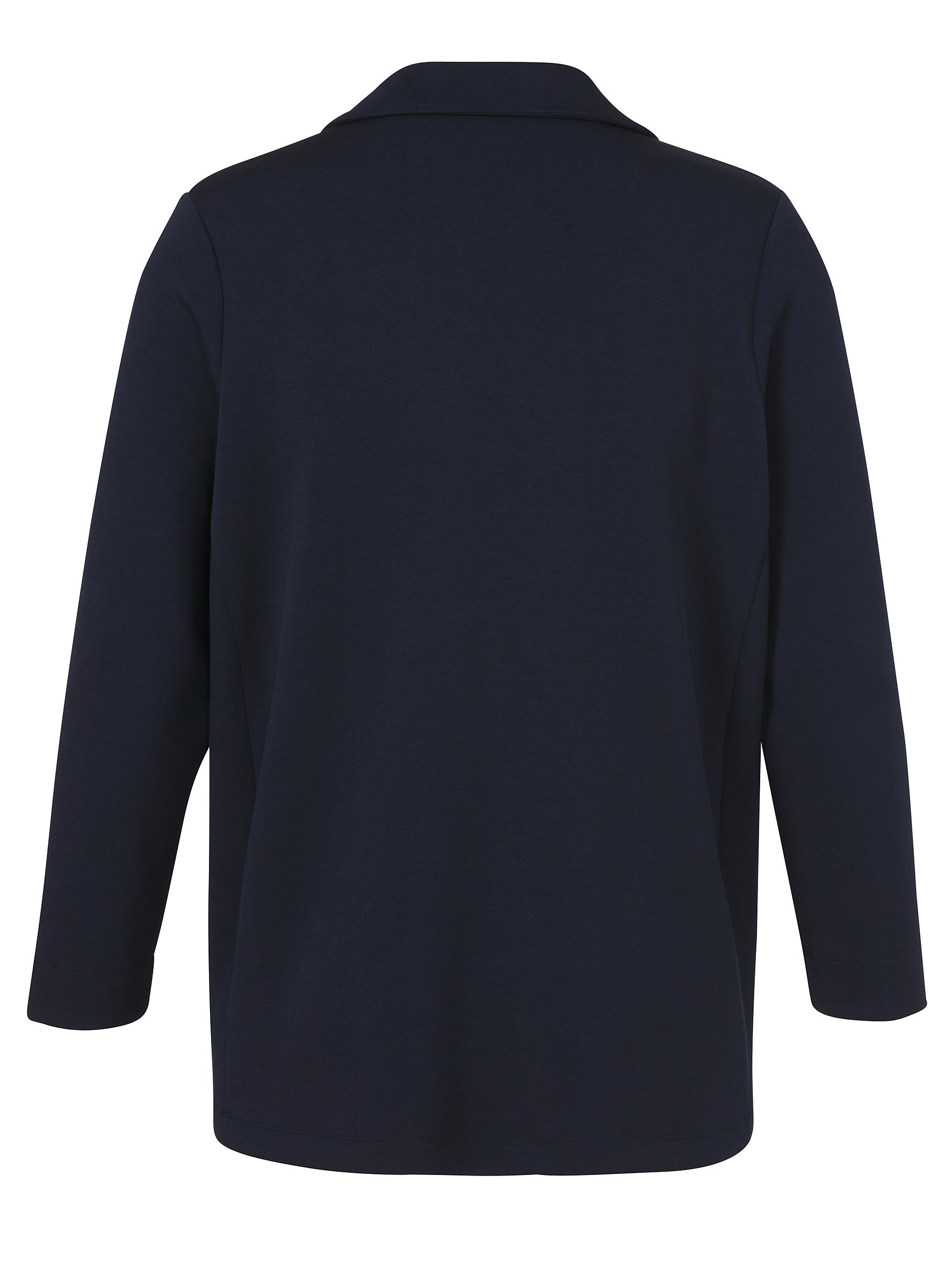 Blazerjacke aus Sweat - 800-marine - Blau