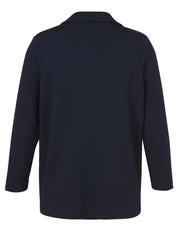 Blazerjacke aus Sweat - 800-marine - Blau