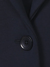 Blazerjacke aus Sweat - 800-marine - Blau