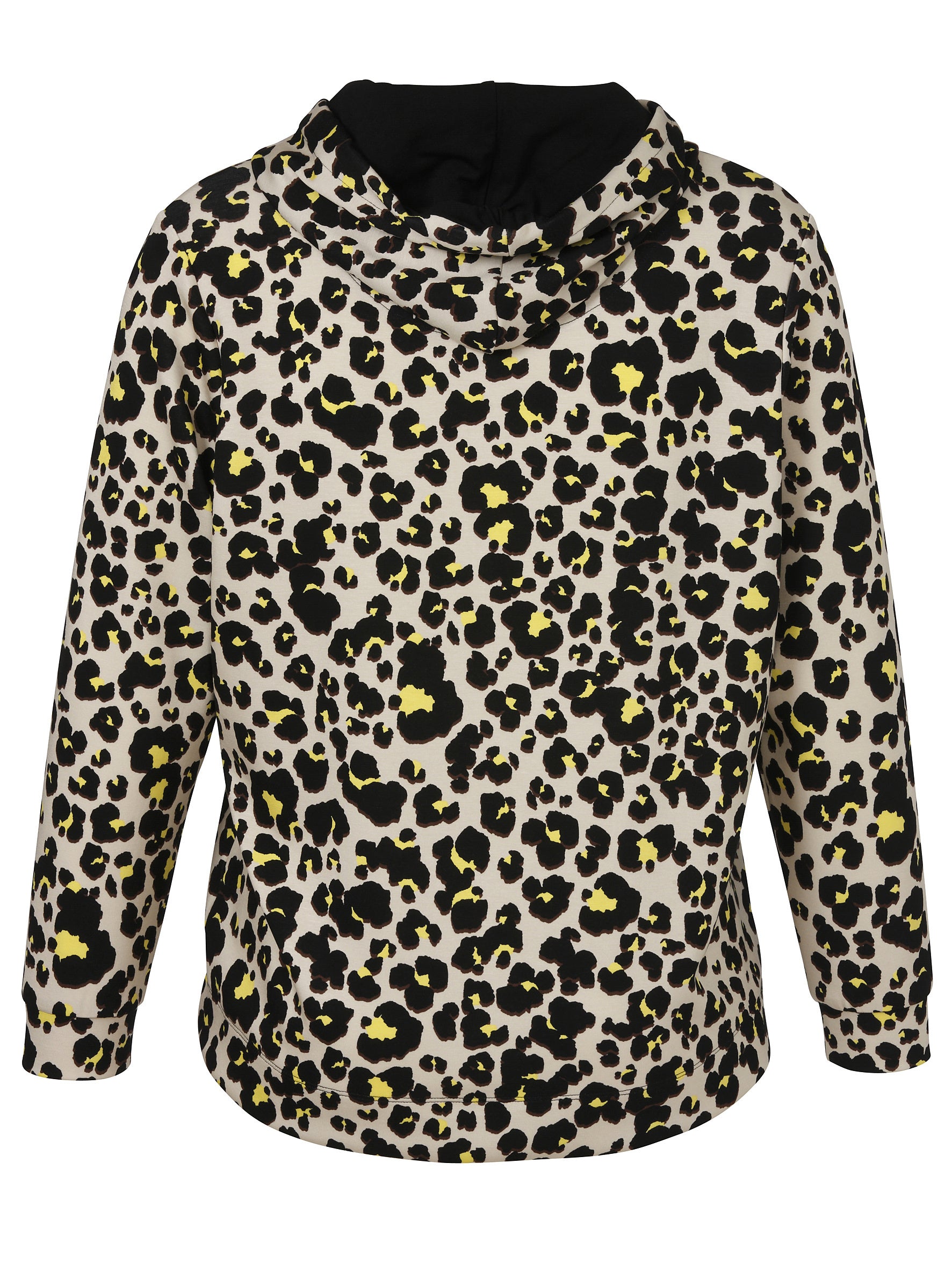 Sweathoodie aus Viskosemix - 103-schwarz multicolor - Beige