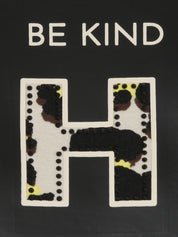 Sweathoodie aus Viskosemix - 103-schwarz multicolor - Beige